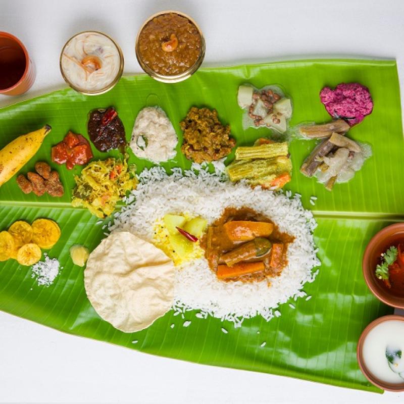 Photo of traditional Onam foods