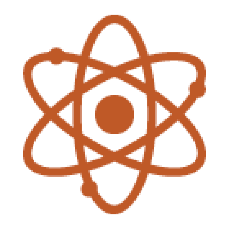 Rotating atoms symbol